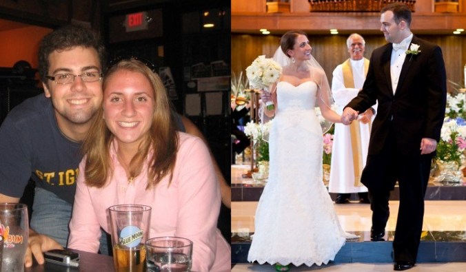 B and I ... early days of dating to marriage