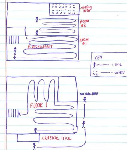 My rendering of my wait to vote