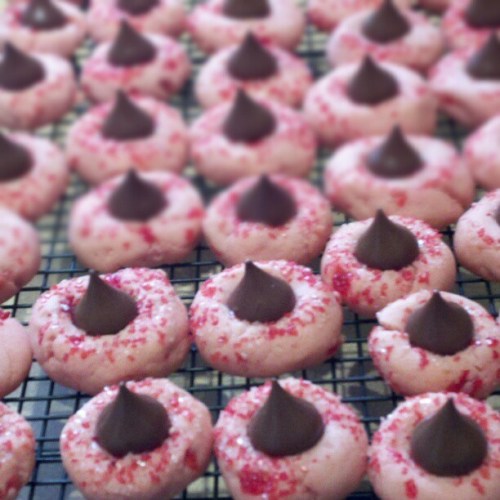 cherry almond chocolate kiss cookies cooling chocolate cherry almond chocolate kiss cookies cooling