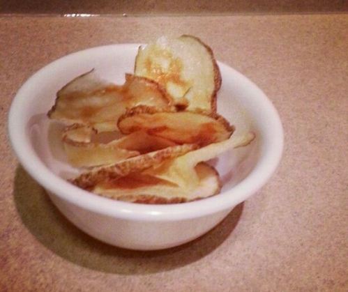 Potato Chips in the Microwave