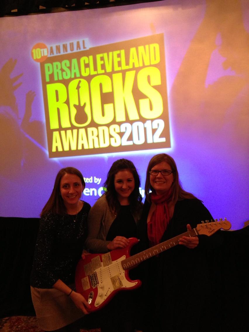 Best In Show winners with our award - a guitar!
