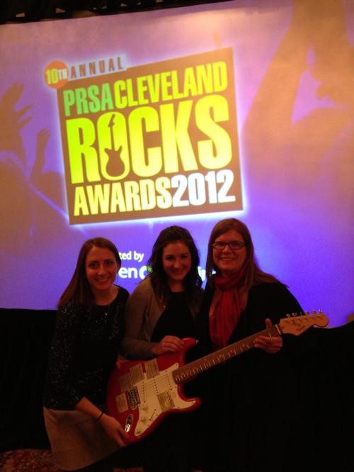 Best In Show winners with our award - a guitar!