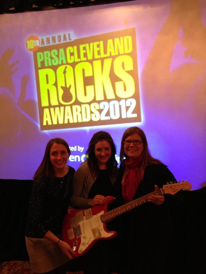 Best In Show winners with our award - a guitar!