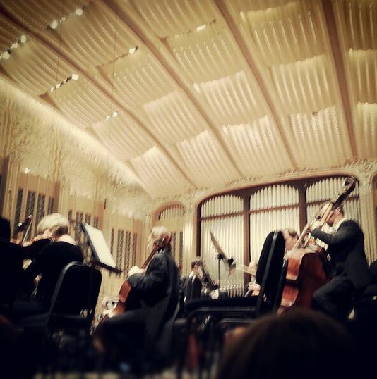 third row at the Cleveland Orchestra!