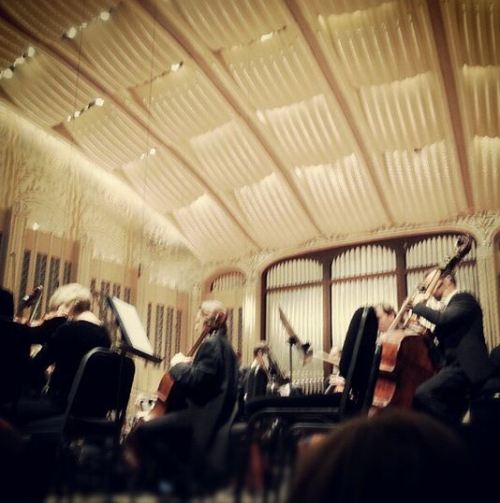 third row at the Cleveland Orchestra!