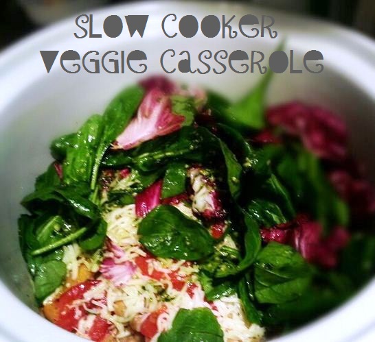slow cooker vegetarian casserole