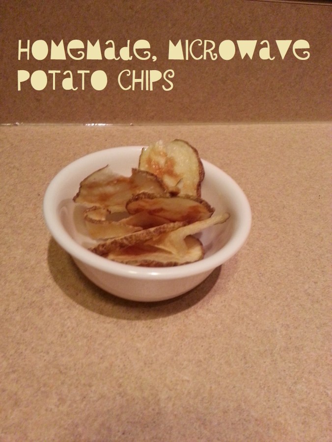 homemade microwave chips
