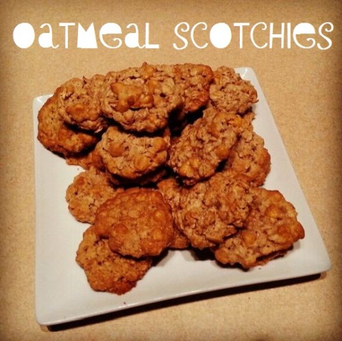 butterscotch oatmeal cookies