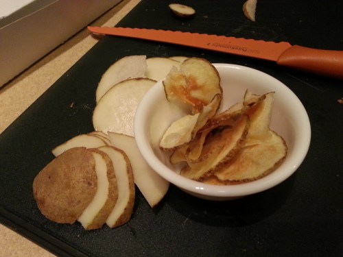 Slice the potatoes really thin ..