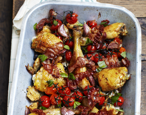 I'm leading with the image FROM  Jamie Oliver because it looks much better than mine and maybe you'll actually make it if you think it looks like this