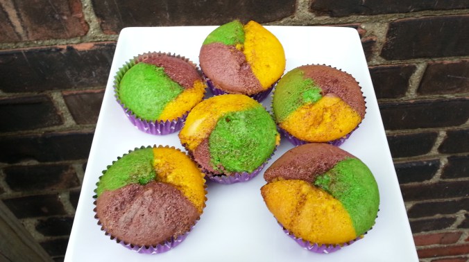 mardi gras cupcakes fat tuesday cupcakes without frosting