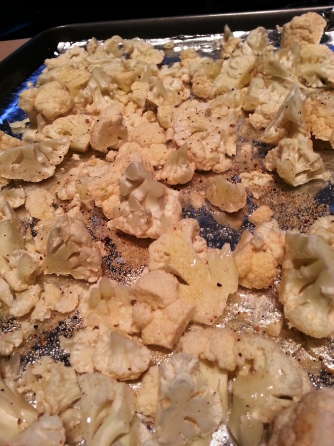 seasoned cauliflower