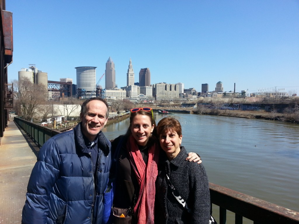 cleveland with my parents