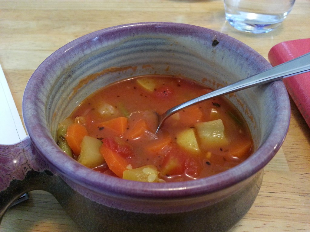 mom's homemade vegetable soup!