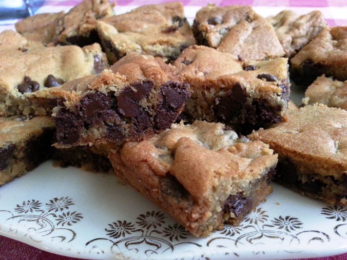 freshly baked blondies!