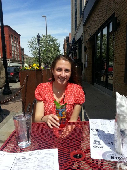 Mint julep at Market Garden Brewery