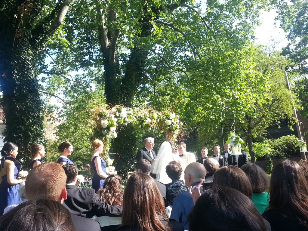 gorgeous outdoor ceremony