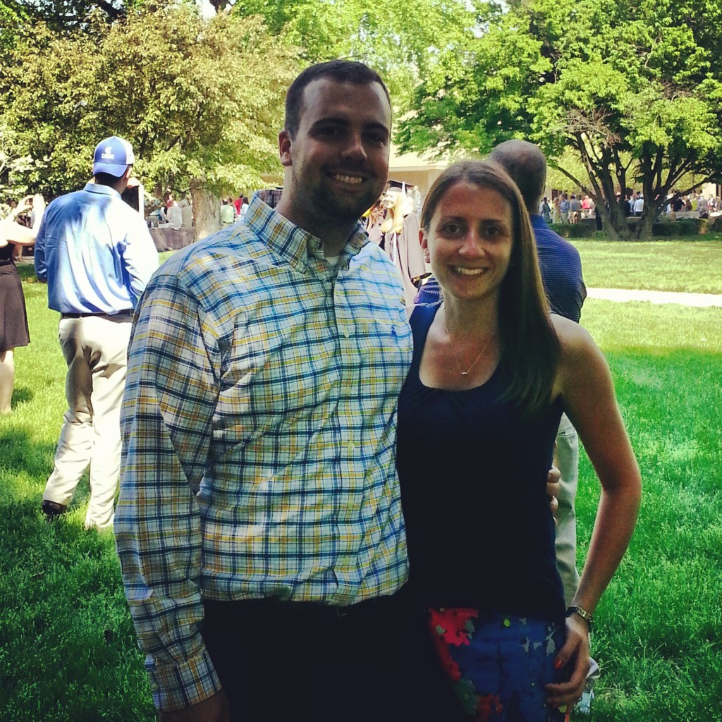 B and me at the graduation