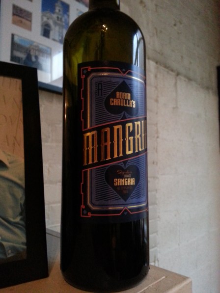 We finally broke open the mangria.