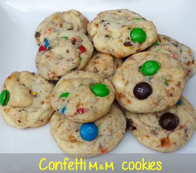 confetti m&m sugar cookies | I Crashed The Web