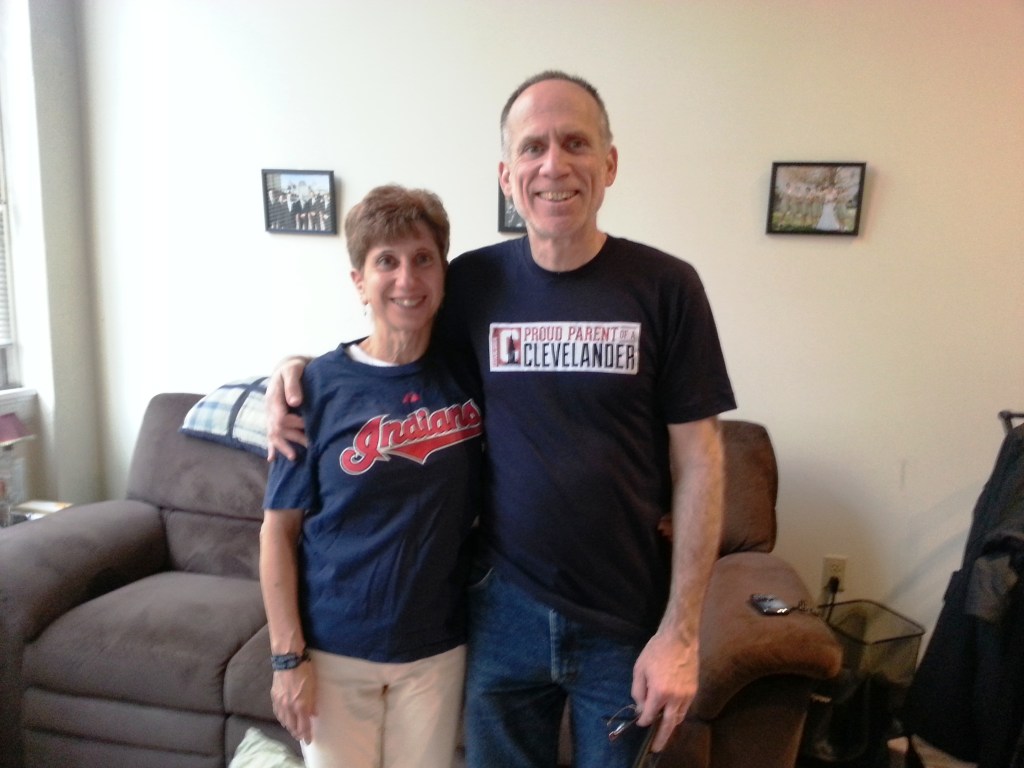 Yes, i got these New Yorkers to wear Cleveland shirts!