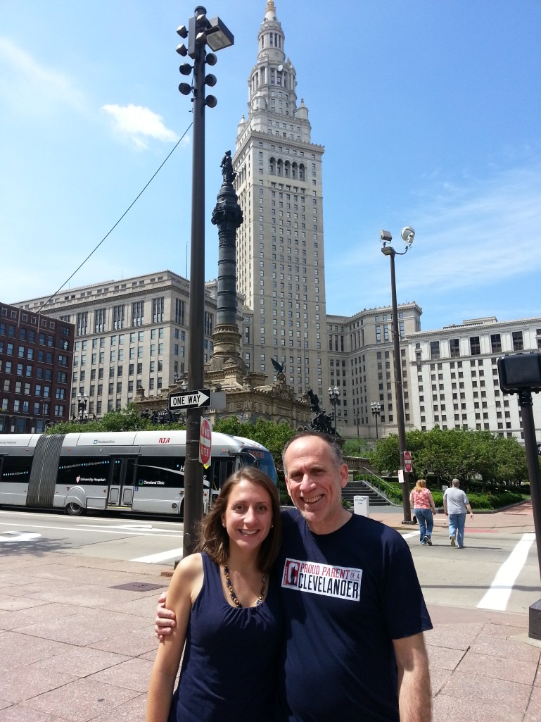Me and my dad - check out his new shirt! (Father's Day gift)