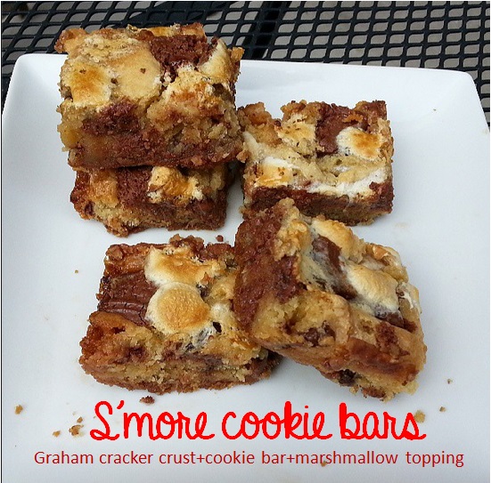 smore bookie bars