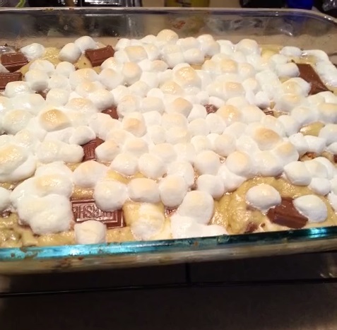 s'more cookie bars