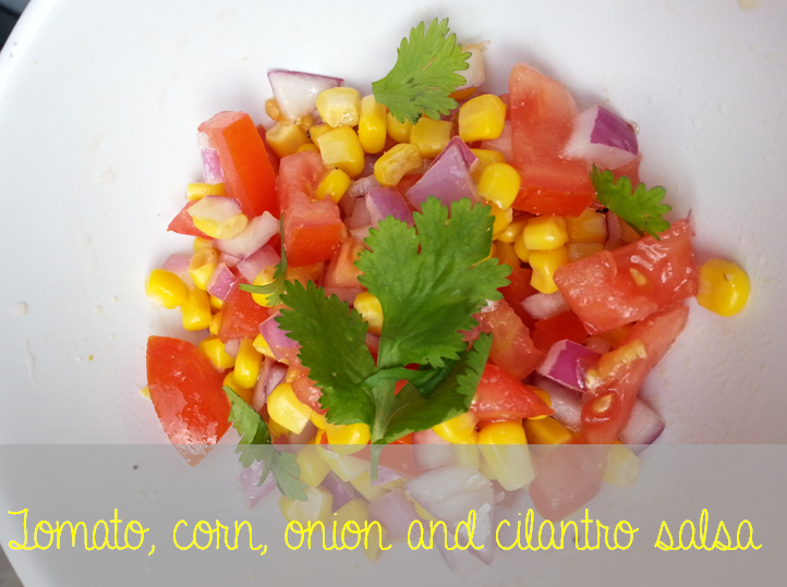 tomato corn onion cilantro salsa