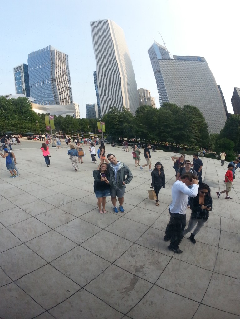 B and me in the bean!