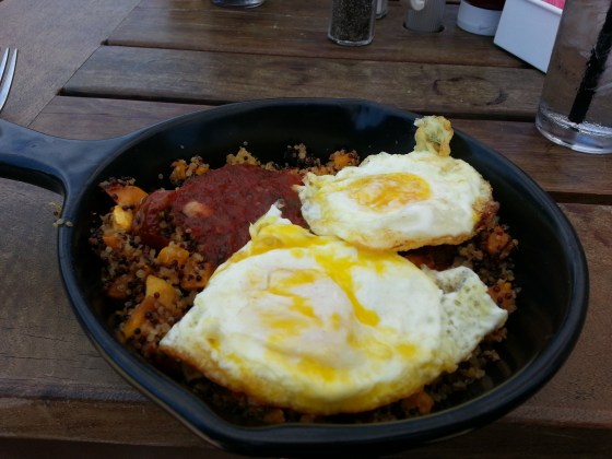 BEST brunch at Benelux- quinoa, squash and eggs!