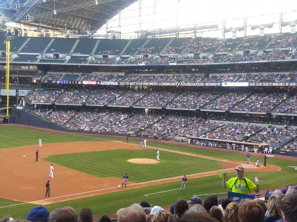 B scored us great seats!