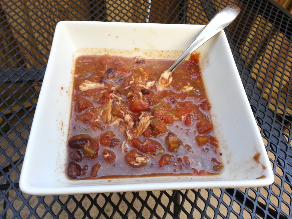 spicy black bean and chicken soup in your crock pot