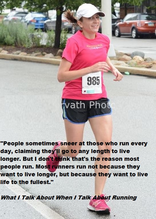 Making an awkward race photo a little more awkward .. adding a quote
