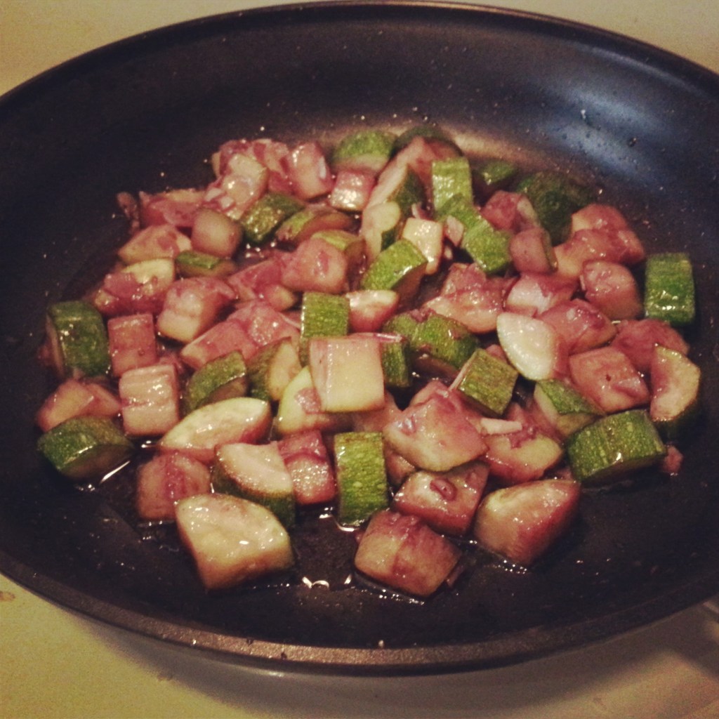 Pasta with Zucchini and Red Sauce |I Crashed the Web.