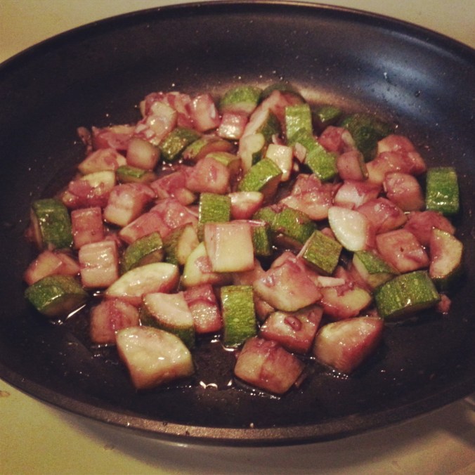 Pasta with Zucchini and Red Sauce |I Crashed the Web.