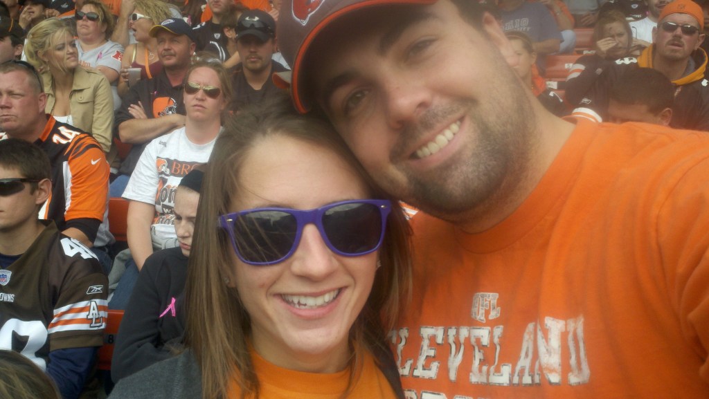 B and I ate a seasonably warm game.