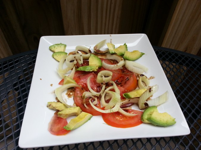 fennel tomato and avocado salad {i crashed the web}