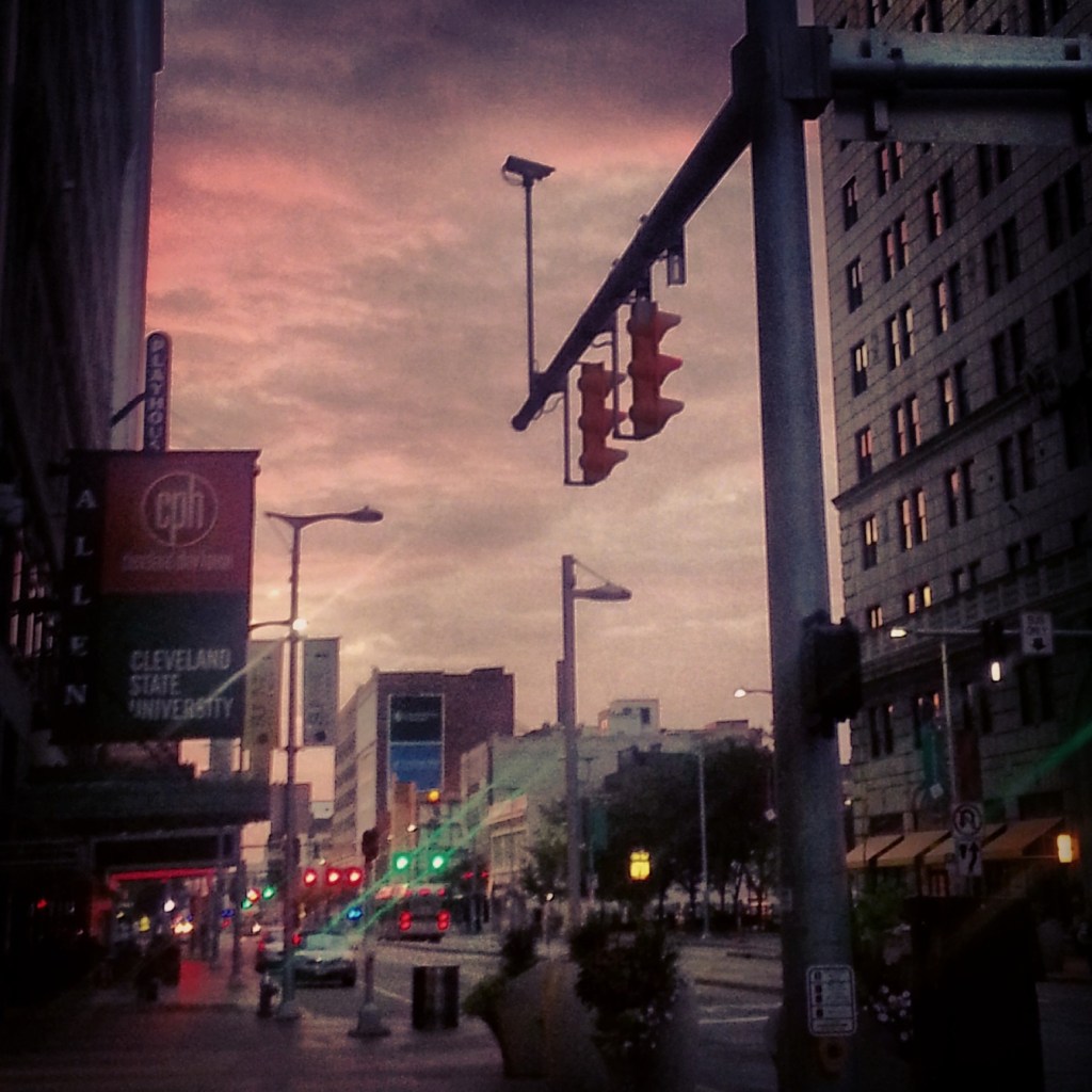 Yup, pink skies in the morning - meaning the days are getting shorter!