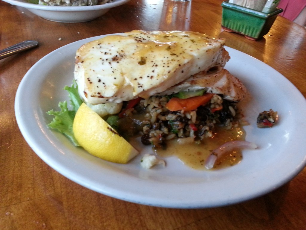 dinner in Eureka - fresh fish!