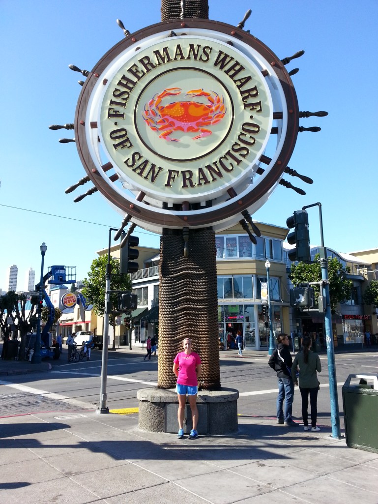 Running in Fisherman's Wharf