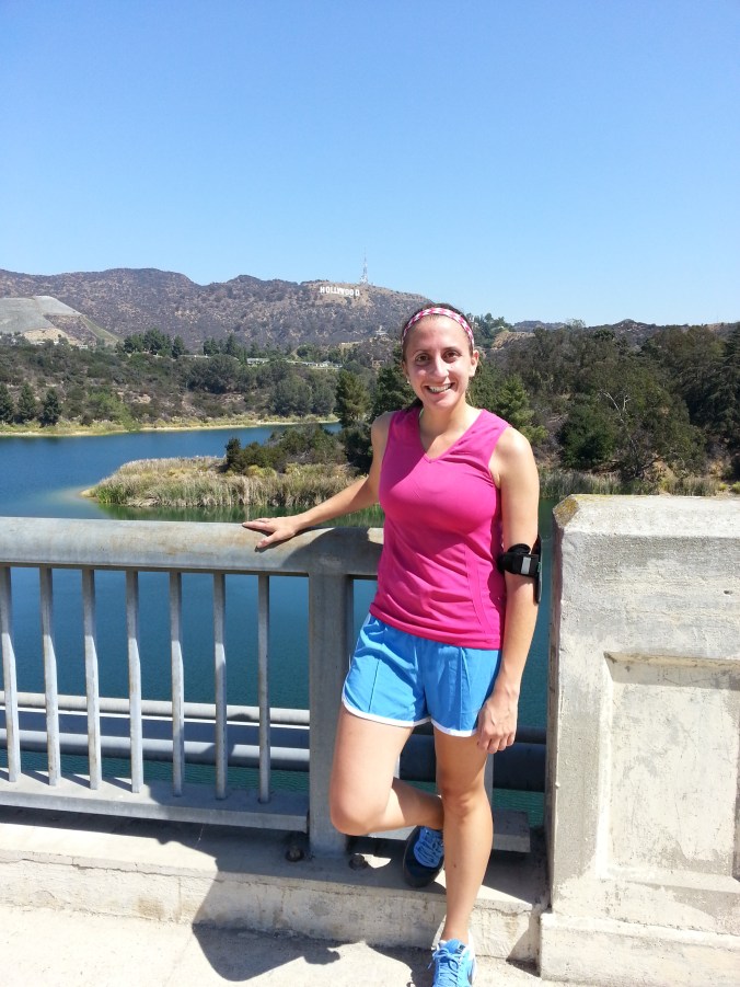 post 15k run around the Hollywood Reservoir