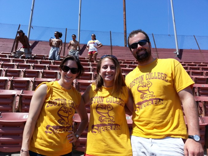 Superfans at BC game in LA!