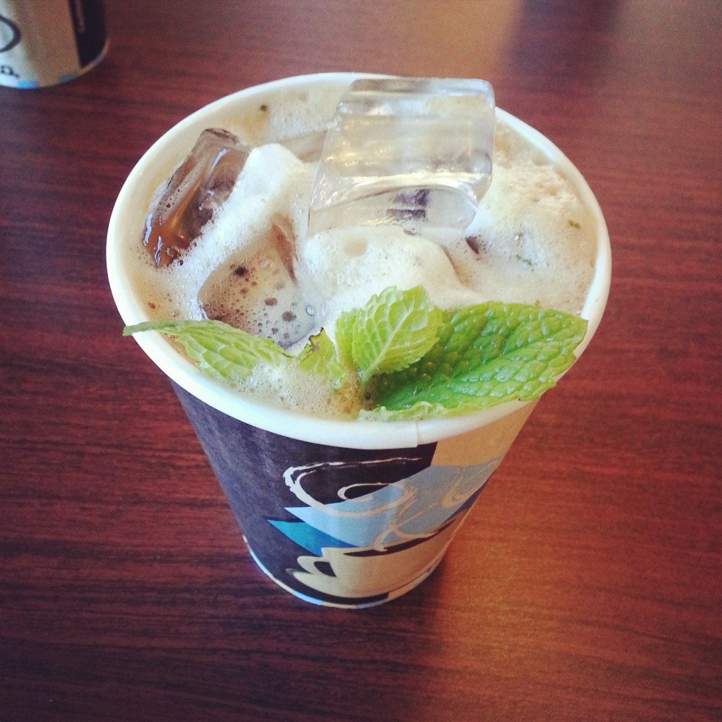 Philz coffee- mint mojito latte!