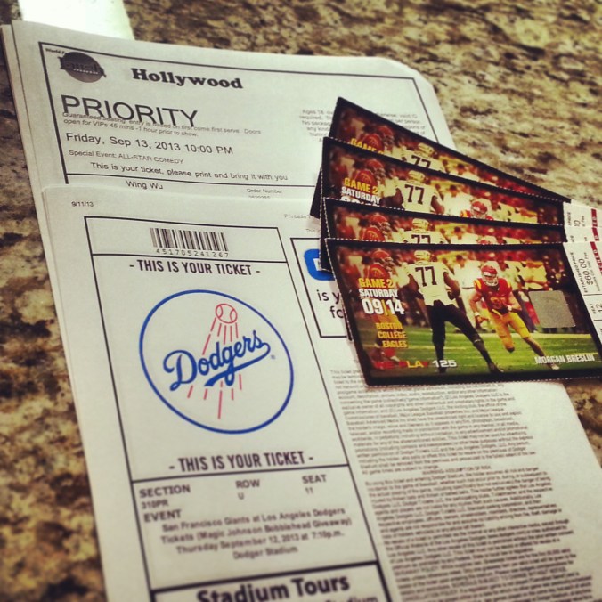 SO MUCH TO LOOK FORWARD TO IN LA!