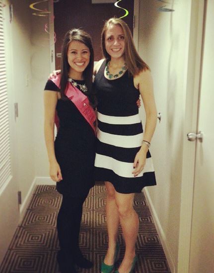 The gorgeous bride-to-be