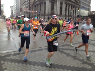 An action shot my parents took