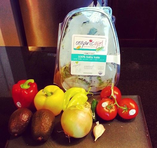 Your ingredients. Except i got a little happy with tomato and avocado - only one of each are needed.