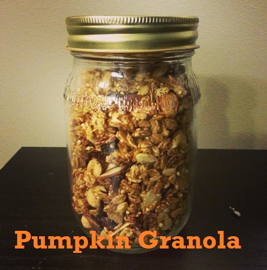 pumpkin granola - i crashed the web