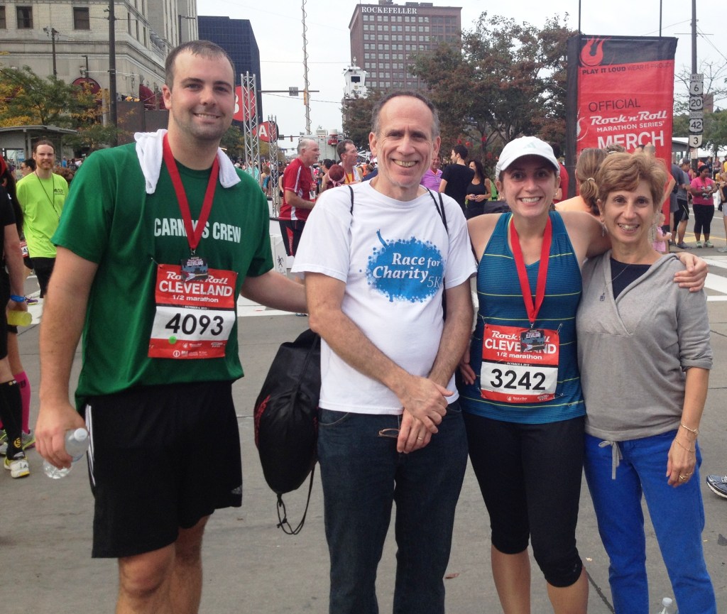 My parents cheered us on!!!!!